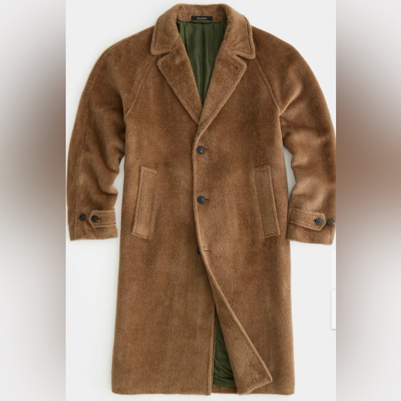 ITALIAN ALPACA BALMACAAN IN BROWN XL - Picture 2 of 6